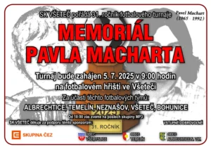 Memoriál Pavla Macharta plakat 2025